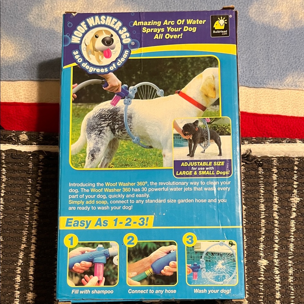 Dog Bath Ring - Light Blue - Picture 2 of 3